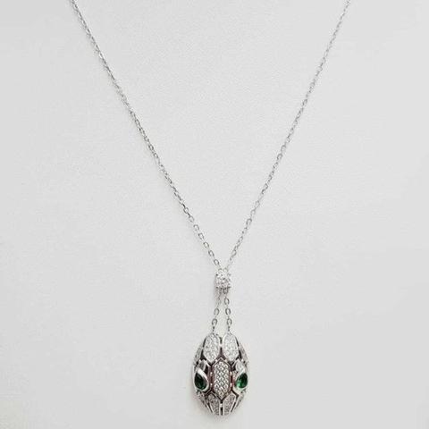 Collar Snake Taylor plateado