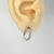 Aros oval wax plateados en internet