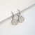 Argollitas brisura circulo pavé