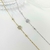 Pulsera shinny 2 cz (Plateada)