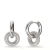 Argollitas bold life plateadas - comprar online