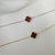 Pulsera clover jaspe mediano