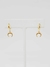 Argollita Cuernito dorado - comprar online