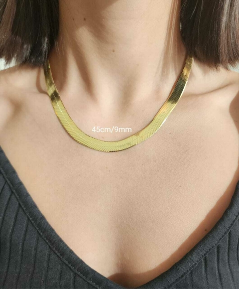 Collar Harry dorado 45cm/9mm