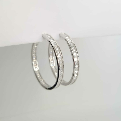 Argollas alma de 39 mm (plateado)