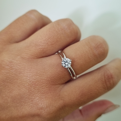 Anillo B451 ( plateado)