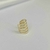 Arito a presión Five plain dorado (1/2 par) - Furman Jewels