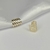Arito a presión Five plain dorado (1/2 par) - buy online