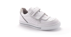 ZAPATILLA COLEGIAL CUERO CON ABROJO (ART. 1607) - comprar online