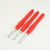 AGUJAS CROCHET MANGO SILICONADO 6MM X9U (100955) - comprar online