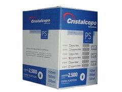 Caixa de Copo de Água 180ml (2.500un) - Branco ou Trasparente