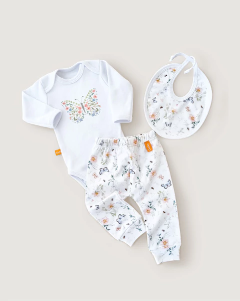 conjunto bebé mariposas - comprar online