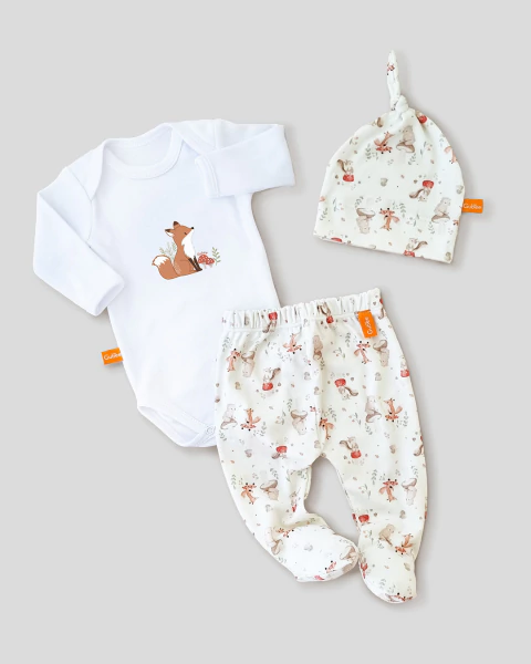 ajuar nacimiento bebé zorrito - comprar online