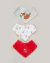 pack x3 babero bandana bosque y zorrito - comprar online