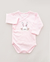 body bebé cruzado kimono coneja rosa - comprar online