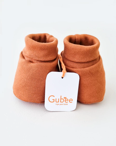 escarpines bebé ocre - comprar online