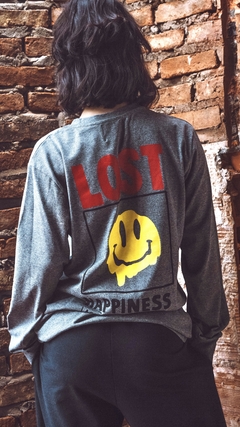 REMERA LOST GREY - comprar online