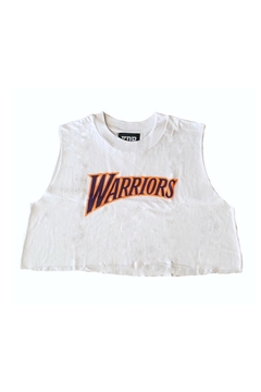 MUSCULOSA WARRIORS WHITE