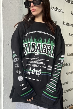 REMERA KDB TOUR BLACK - KADABRA