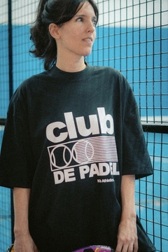 Imagen de REMERA CLUB DE PADEL BLK