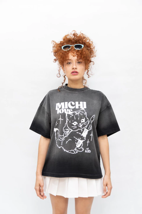 REMERA MICHI LOVE ACID (Boxy fit) - comprar online