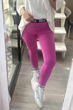 CALZA BASIC LYCRA PINK