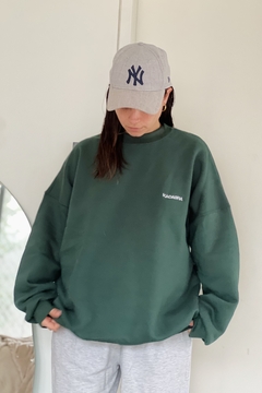 CREWNECK BEAR GREEN