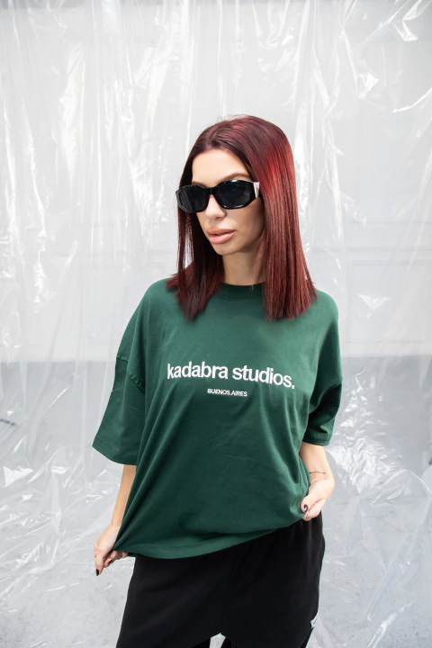 REMERA BOXY KDBST GREEN