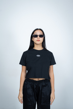 CROP JERSEY OASIS BLK - comprar online