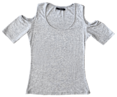 REMERA FEMME GRIS