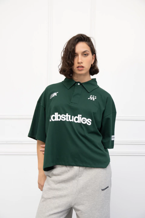 REMERA POLO RACE VERDE - comprar online