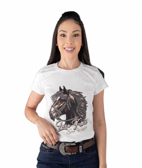 CAMISETA FEMININA LAÇO FORTE LFC10