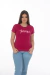 CAMISETA TATANKA FEMININA ROXA COM ROSA F005