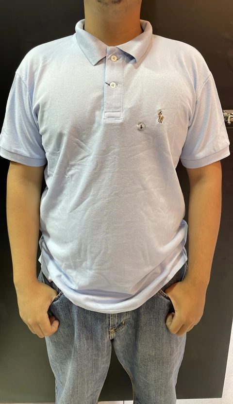 POLO RALPH LAUREN AZUL CLARO PL16