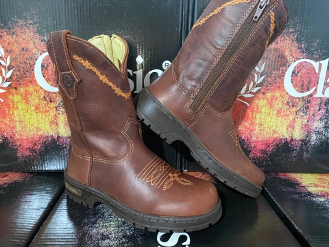 BOTA TENIS CLASSIC INFANTIL TNB FOSSIL VINHO