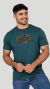 CAMISETA NFR VERDE PETRÓLEO COM CAMUFLADO CMS491