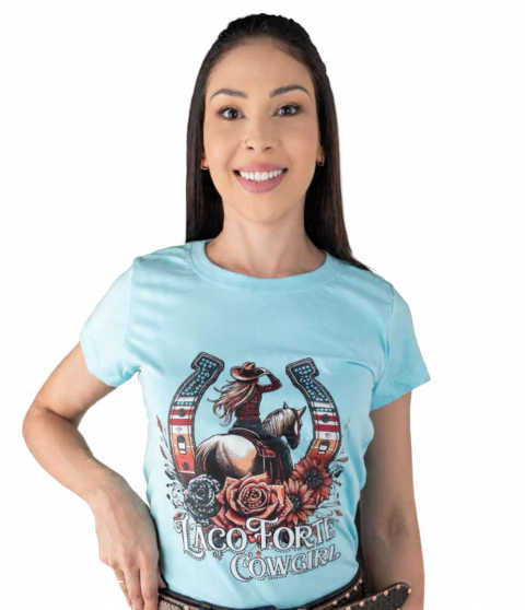CAMISETA FEMININA LAÇO FORTE LFC15