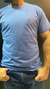 CAMISETA RALPH LAUREN AZUL CELESTE COM LOGO VERMELHO RLC016