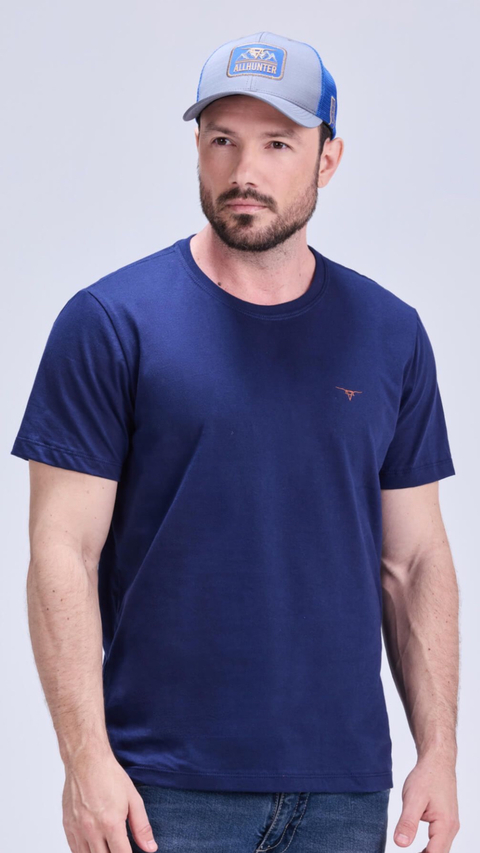 CAMISETA ALL HUNTER BASIC MARINHO 3749