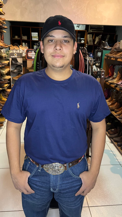 CAMISETA POLO RALPH LAUREN MARINHO LOGO COLORIDA PRL03