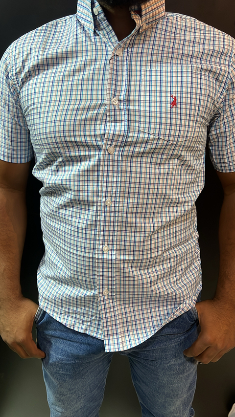 CAMISA MANGA CURTA AUSTIN SLIM COMFORT AUT42