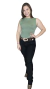 Calça Feminina Boot Cut C&C 4204 - Preta Pedraria