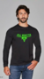 CAMISETA MASCULINA MANGA LONGA UV PRETO 3089