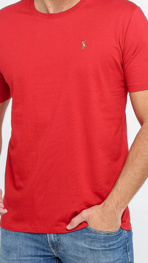 CAMISETA RALPH LAUREN VERMELHO COLOR PRL50