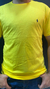 CAMISETA RALPH LAUREN AMARELA COM SIMBOLO MARINHO RLC013