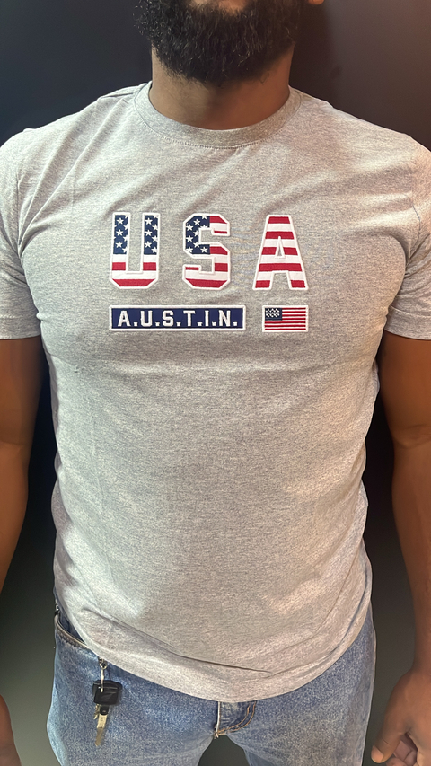 CAMISETA MASCULINA AUSTIN AT014 - comprar online