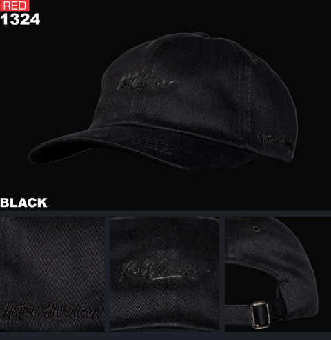 BONE RED MAN DEATH HAT BLACK RED1324
