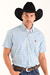 CAMISA MANGA CURTA THANKFIELD VERDE/AZUL 11111