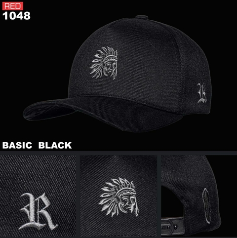 BONE RED MAN BASIC BLACK 1048