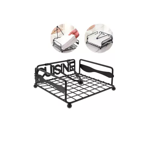 SERVILLETERO 18X18X6CM ALAMBRE